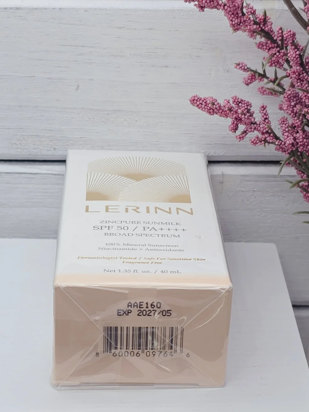 LERINN ZincPure Sunmilk SPF 50 PA++++ - Mineral Sunscreen